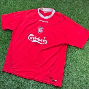 Liverpool 2002 - 2004 Home football shirt jersey Reebok size XL